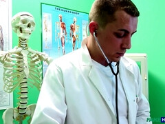 Lieveling, Pijpbeurt, Bruinharig, Diep in de keel, Arts, Naakt, Kantoor, Kut duiken