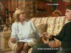 アナル, デカパイ, ブロンド, 彼氏, 娘, チン, 母, ヴィンテージ