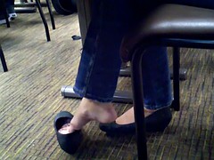 Candid College Shoeplay Feet