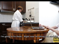 Mooi, Blond, Broeder, Aangekleed, Hd, Huisgemaakt, Zusters, Tiener