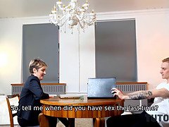 フェラチオ, エロ熟女, イマラチオ, フェティッシュ, 熟年, 淫乱熟女, 母, ショートヘア