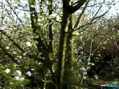 Leie, Blasen, Hundestellung, Im freien, Pov, Öffentlich, Muschi, Titten