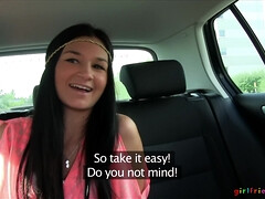 お尻, ビキニ, ブロンド, 茶髪の, 車, アウトドア, 小柄, オッパイの