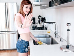 Cutie with nice small tits Alaina Dawson impaled by black dick