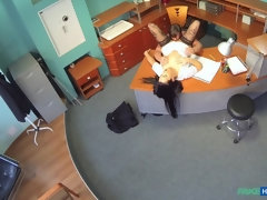 Blasen, Arzt, Handjob, Lecken, Krankenschwester, Büro, Uniform, Spanner