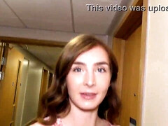 お尻, フェラチオ, 茶髪の, カワイイ, 異人種間, ティーン, オッパイの, 濡れ