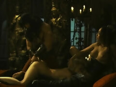 Азиатки, Большие сиськи, Блондинки, Минет, Собачьи, Мастурбация, Милф, Втроем