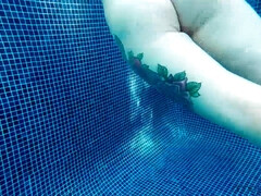 アウトドア, プール, オマンコ, ガリガリ, 締まりの良い, オッパイの