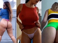 Grosser arsch, Grosse titten, Blondine, Braunhaarige, Kompilation, Selbstgemacht, Latina, Titten