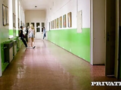 チェコ, なめる, オナニー, 小柄, オマンコ, 剃毛, 三人, おもちゃ