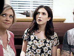 毛深い, 熟年, 母, 小柄, 義母, ティーン, 三人