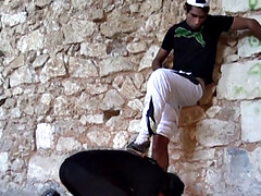 Anal, Mamada, Gay, Al aire libre, Estrella porno, Público, Realidad, Flaco