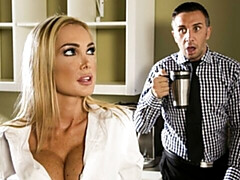 デカ尻, デカチン, デカパイ, ブロンド, フェラチオ, バック, 淫乱熟女, オッパイの