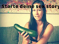 Amateur, Europeo, Alemán, Consolador enorme, Orgasmo, Juguetes