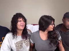 Mooi, Grote lul, Zwart, Blond, Lul, Orgasme, Rijden, Tieten likken