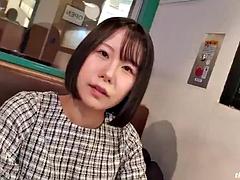 素人, アジア人, フェラチオ, なめる