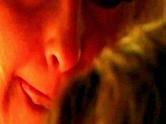 ブロンド, レズビアン, オナニー, オッパイの, おもちゃ