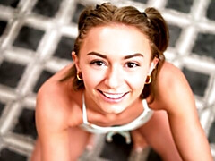 Grosser arsch, Blondine, Blasen, Hundestellung, Natürlichen titten, Pov, Kurzes haar, Jungendliche (18+)