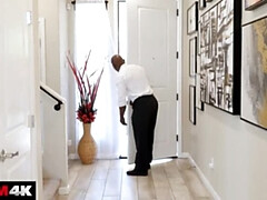 デカチン, デカパイ, ブロンド, フェラチオ, バック, 淫乱熟女, 馬乗り, 濡れ