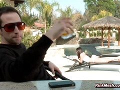 Fesselspiele, Schwanz, Fetisch, Hardcore, Milf, Schmerz, Rau, Sklave