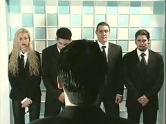 フェラチオ, 茶髪の, ダブル開発, グループ, ラティーナ, オナニー, 三人, おもちゃ