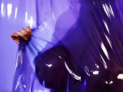 Anaal, Grote lul, Zwart, Zwart, Fetisj, Handschoenen, Interraciaal, Latex