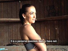 Pijpbeurt, Bruinharig, Sperma shot, Sperma in gezicht, Orgasme, Openbaar, Realiteit, Tiener