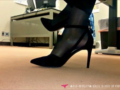 Leie, Europäisch, Fetisch, Französisch, Absätze, Milf, Nylon, Sekretärin