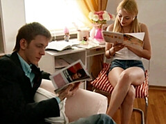 18, お尻, Hd, なめる, ピグテール, 現実, ラフ, ティーン