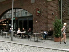 Naked caboose tied towheaded ambles in public (Steve Holmes, Uma Masome)