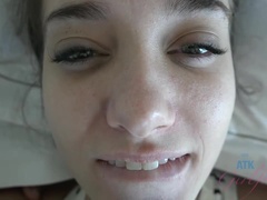 Amateur, Brunette brune, Éjaculation interne, Hd, Rasée, Maigrichonne, Nénés, Voyeur