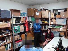 楽屋, フェラチオ, 捕まる, グループ, ハードコア, 現実, ティーン, 三人