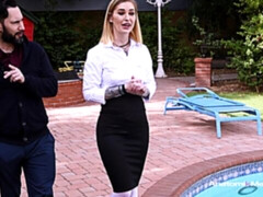 Incroyable, Blonde, Fétiche, Doigter, Masturbation, Jarretelles, Tatouage, Adolescente