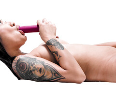 Asiático, Culo, Chica, Masturbación, Solo, Tabú, Tatuaje, Tetas