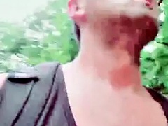 素人, 女装男装, ゲイ, ドイツ人, ゴム, アウトドア, 現実, ウェブカメラ