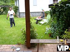 Mooi, Tsjechisch, Hd, Buiten, Twee staartjes, Gezichtspunt, Geschoren, Vrouw