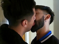 素人, アメリカ人, 舐める尻, 茶髪の, カップル, ゲイ, 手コキする, タトゥー