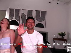 18, デカチン, デカパイ, フェラチオ, 大学生, イく瞬間, ティーン, オッパイの