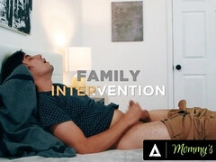 Stepson's Sex Addiction Cured With THREESOME! - Chloe cherry