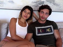 Enthousiasteling, Grote kont, Pijpbeurt, Sperma shot, Frans, Latijnse vrouw, Klein, Strak