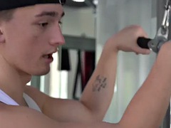 Anal, Verga grande, Negro, Ébano, Gay, Sexo duro, Músculo, Oficina