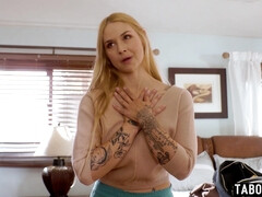 Hot MILF stepmom Sarah gets a nasty idea