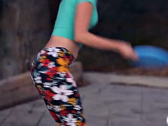 Jenna grabs Nina's ass and fondles her pussy