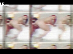 デカパイ, フェラチオ, 茶髪の, エロ熟女, 顔射