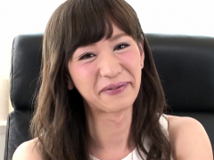 Japanese milf in hardcore nasty threesome