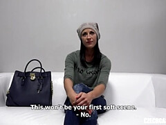 Brunette Tereza's Solo Toy Play