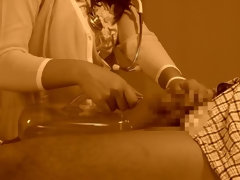 Enthousiasteling, Aziatisch, Pijpbeurt, Hd, Japaans, Gezichtspunt, Tiener