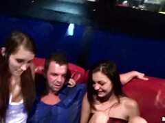 Cul, Sucer une bite, Fête, Chatte, Adolescente, Nénés, Pute