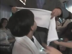 Femme dominatrice, Groupe, Japonaise, Public