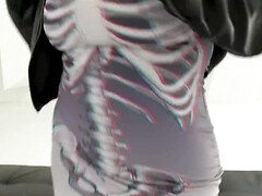 素人, 美女, デカチン, デカパイ, フェラチオ, 自然山雀, ラフ, オッパイの